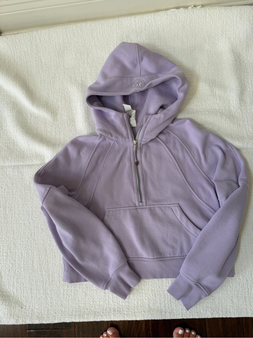 lululemon athletica Lavender Half-Zip Hoodie Sweater